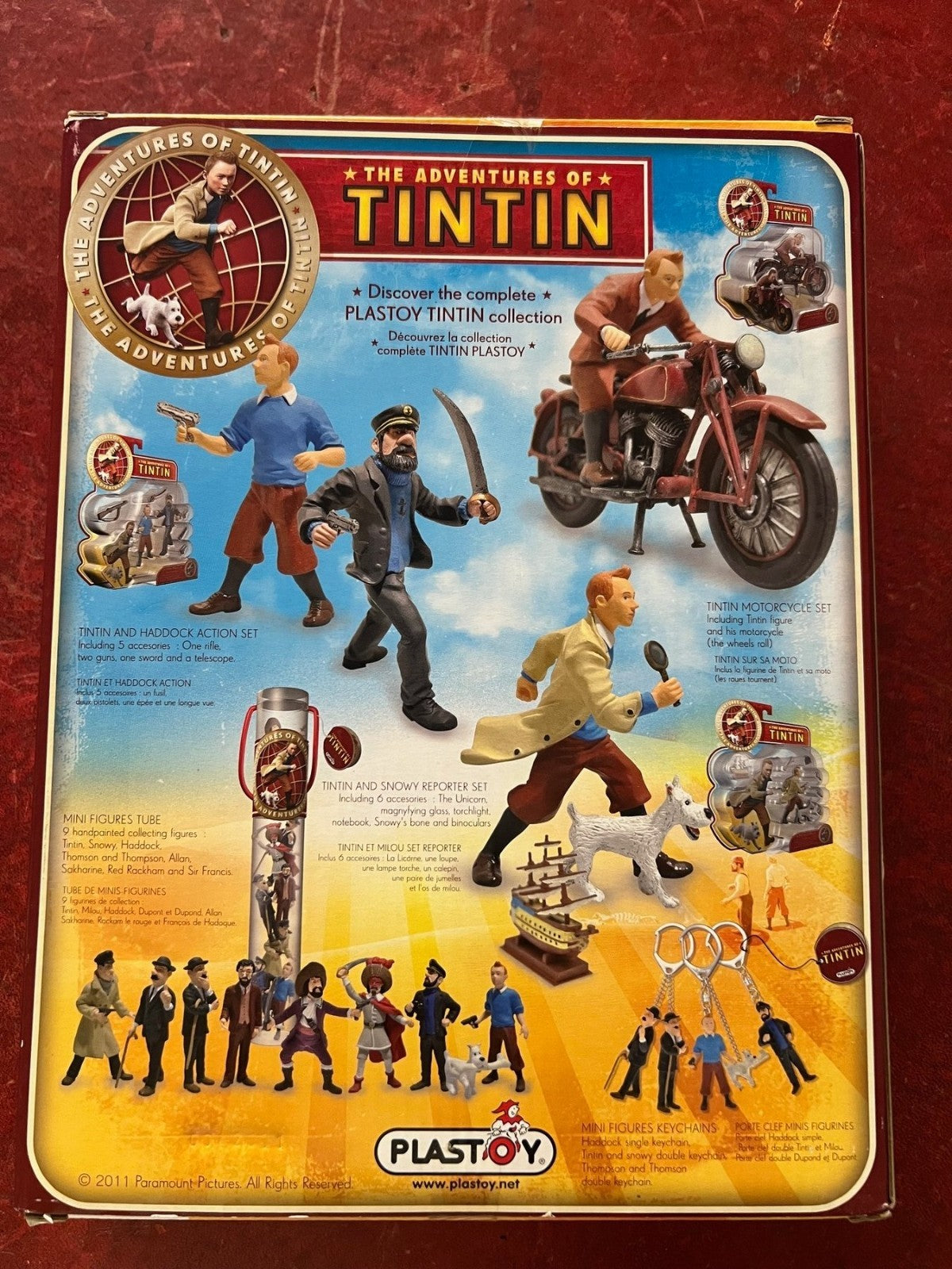Le avventure di Tintin Set da collezione Plastoy 10 figure da collezione sealed