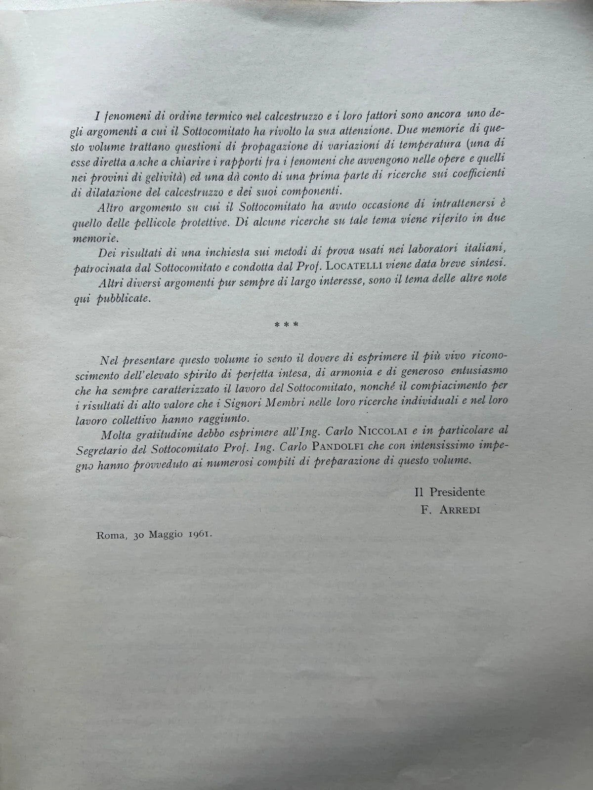 INGEGNERIA COMMISSIONE INTERNAZIONALE GRANDI DIGHE CONGRESSO INTERNAZIONALE 1961