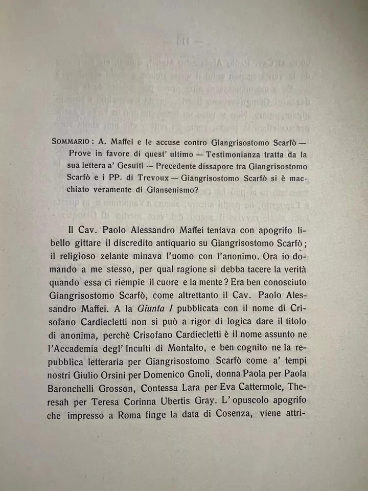 D. ZANGARI UN NAUFRAGO DE LA GLORIA GIOVANNI CRISOSTOMO SCARFO' 1914 NAPOLI RARO