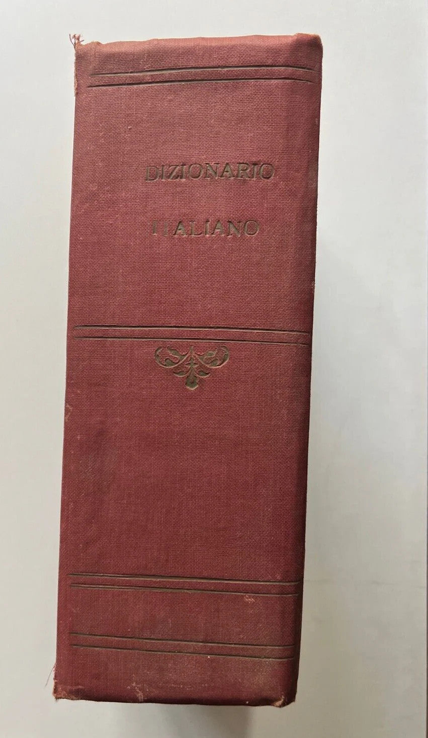 1946 F. PALAZZI NOVISSIMO DIZIONARIO DELLA LINGUA ITALIANA CESCHINA ILLUSTRAZION