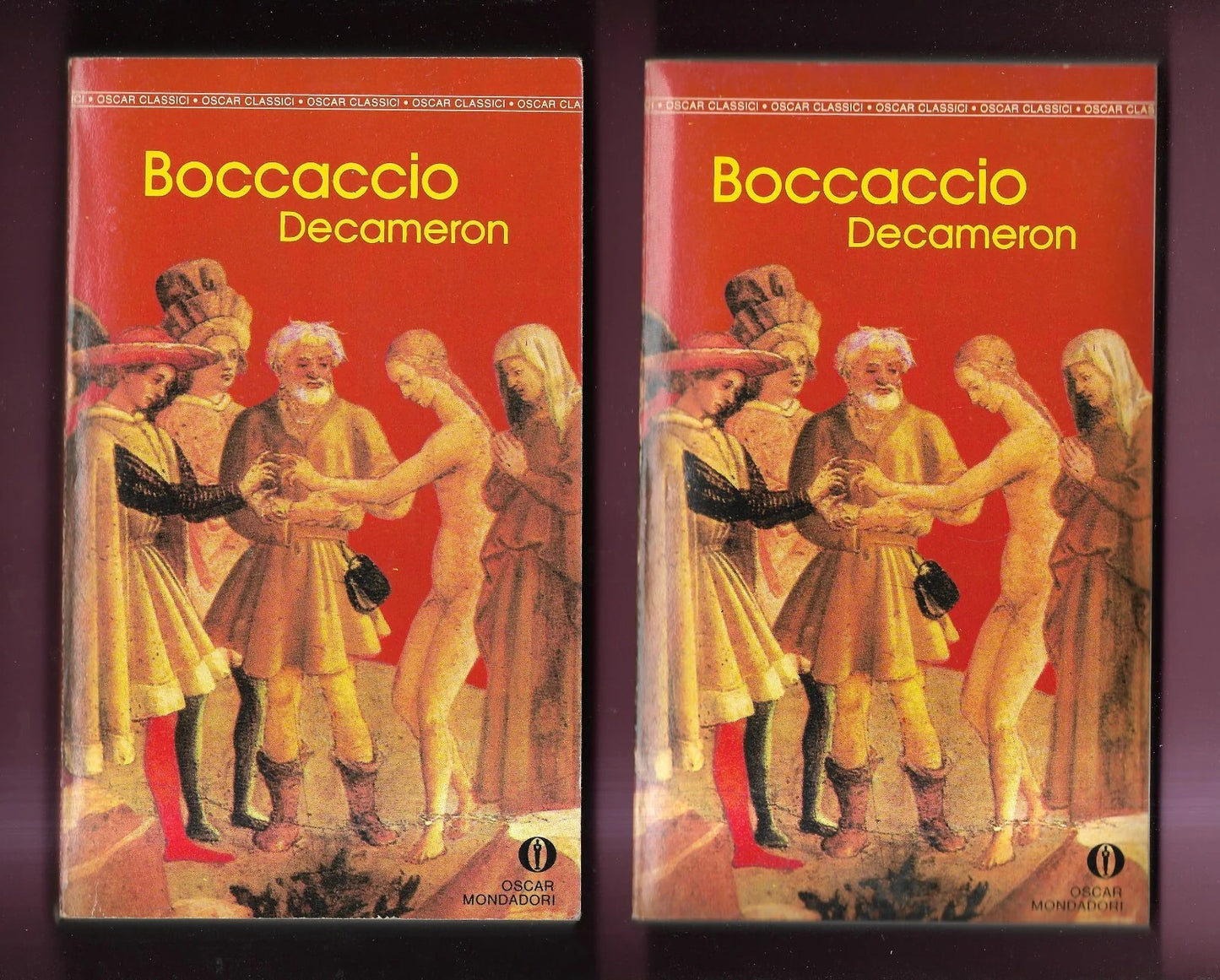 BOCCACCIO DECAMERON A CURA DI VITTORE BRANCA COFANETTO OSCAR MONDADORI 1989