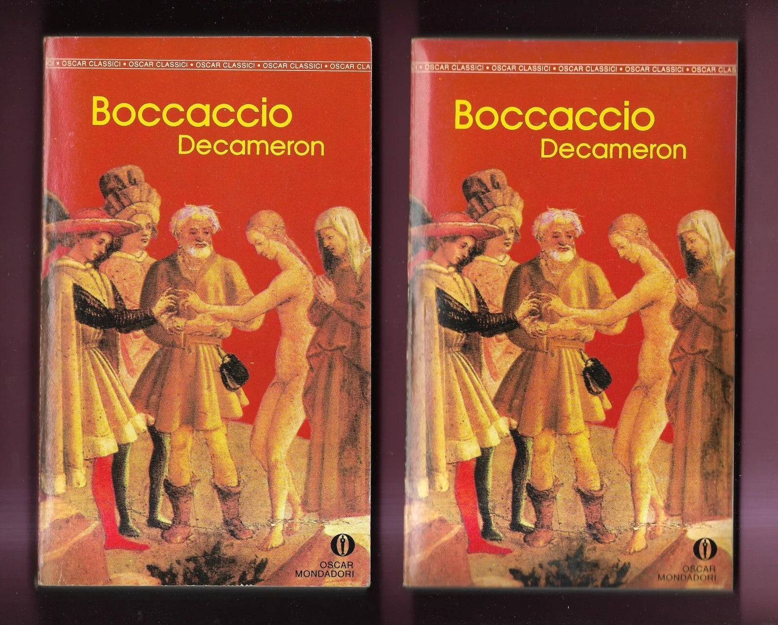 BOCCACCIO DECAMERON A CURA DI VITTORE BRANCA COFANETTO OSCAR MONDADORI 1989