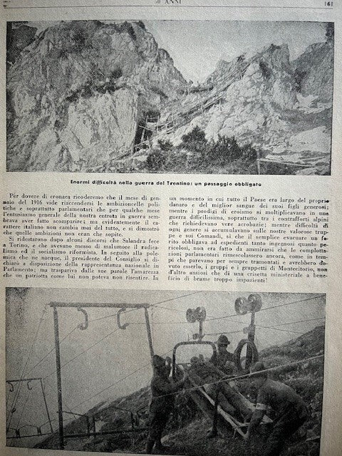 RARO LOTTO 6 RIVISTE 50 ANNI, ILLUSTRATO, GUERRA, D'ANNUNZIO, BATTISTI, MARCONI