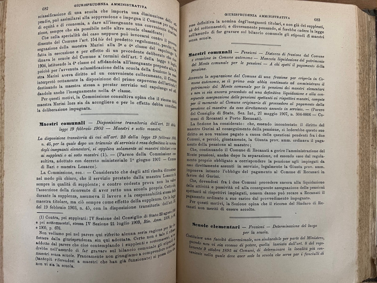 ALIBERTI RIVISTA AMMINISTRATIVA DEL REGNO GIORNALE UFFICIALE 1907 ANNATA COMPL.