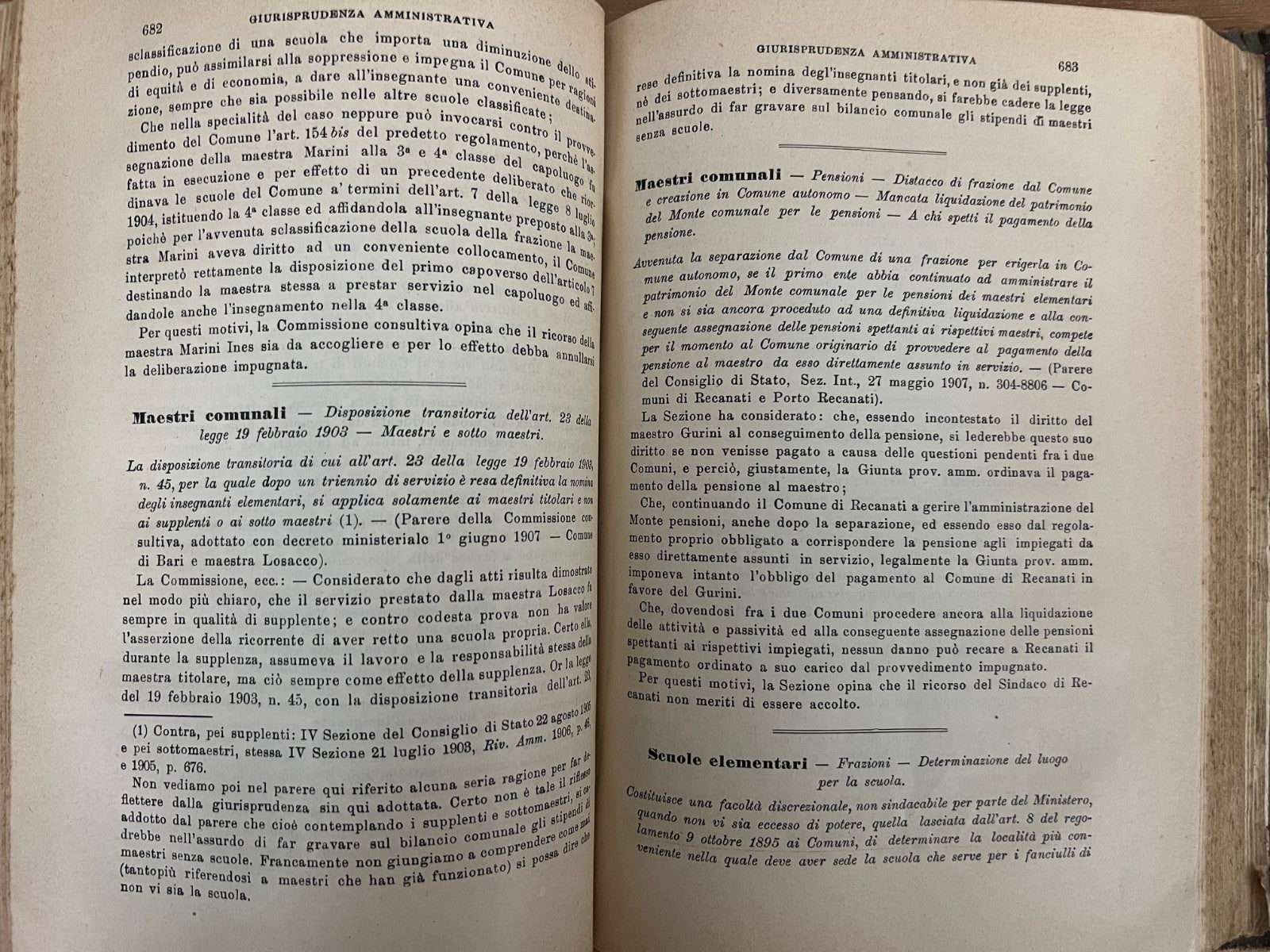 ALIBERTI RIVISTA AMMINISTRATIVA DEL REGNO GIORNALE UFFICIALE 1907 ANNATA COMPL.