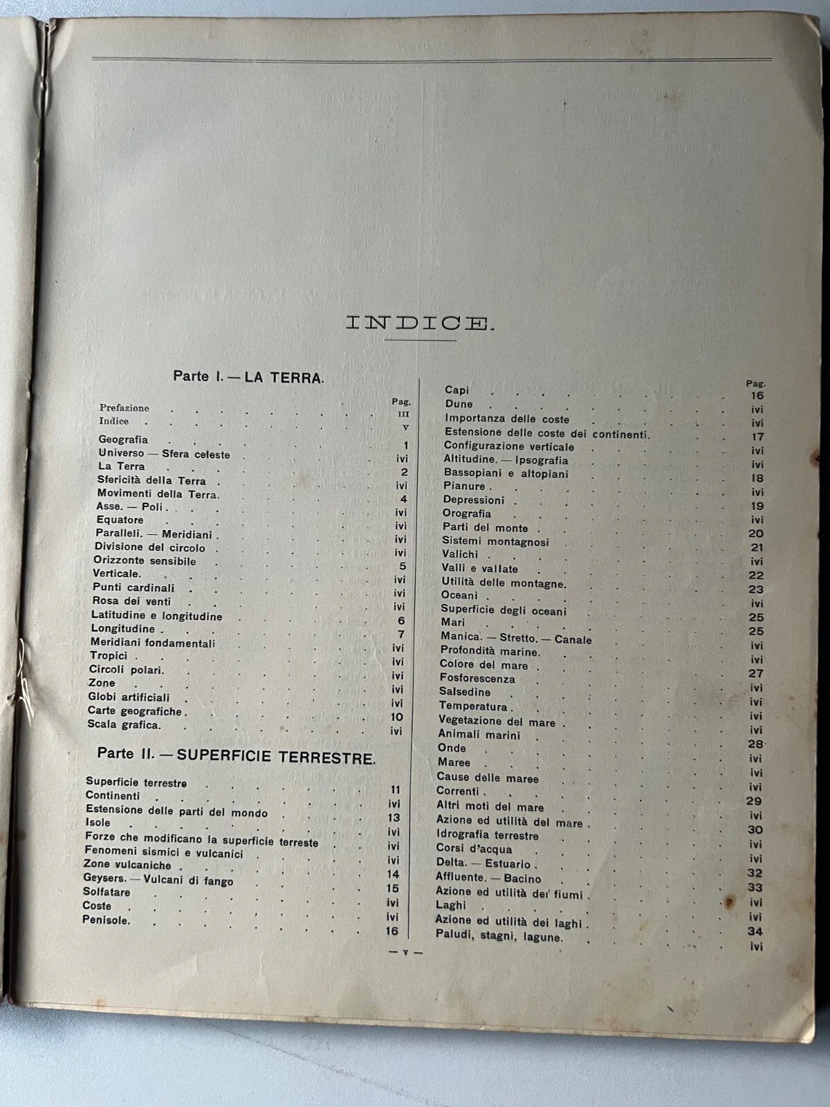G. CORRADI TESTO ATLANTE DI GEOGRAFIA VOLUME PRIMO REMO SANDRON 1911 F. NONNI