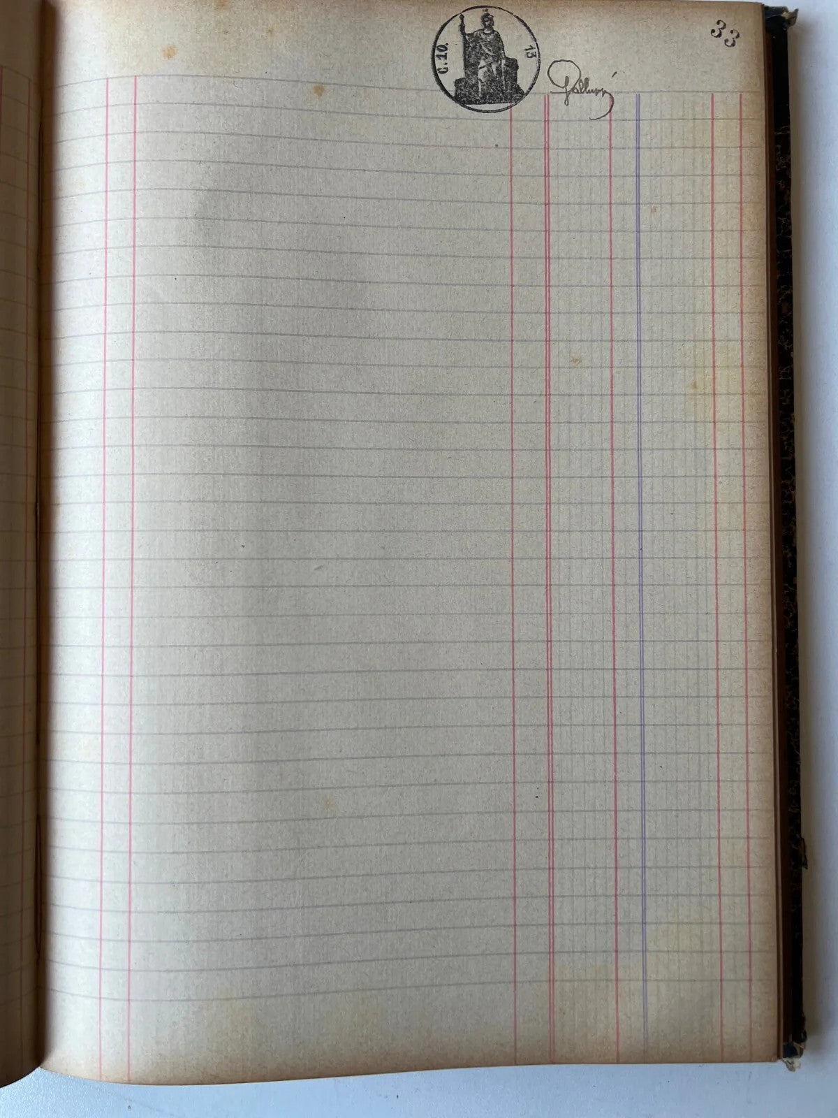 NAPOLI 1923 GIORNALE DI CASSA E. LEOFORTE GUANTI BOLLI VIDIMATO, 200 PAGINE
