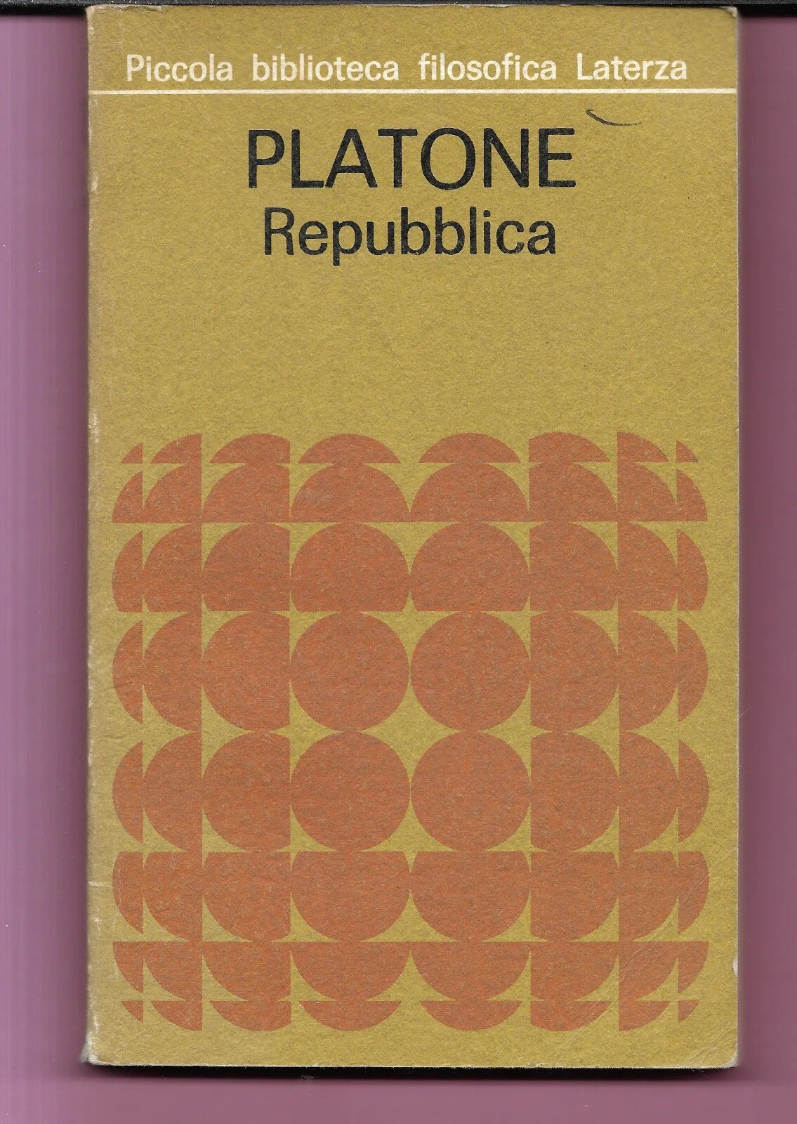 PLATONE REPUBBLICA EDITRICE LATERZA 1975