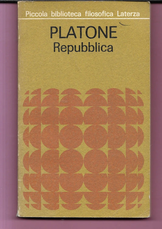 PLATONE REPUBBLICA EDITRICE LATERZA 1975