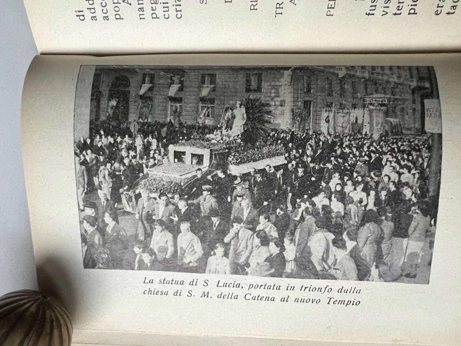 S. LUCIA VERGINE E MARTIRE VITA, CULTO, RACCOLTA DI PREGHIERE NAPOLI 1952