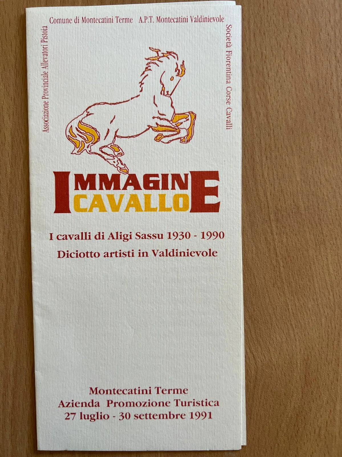 ALIGI SASSU CATALOGO + CARTOLINA + BROCHURE 1991 MONTECATINI COFANETTO 18 ARTIST