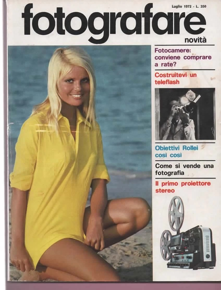 RIVISTA FOTOGRAFARE LUGLIO 1972 LUIGI MONTABONE 1862 DA TORINO ALLA PERSIA