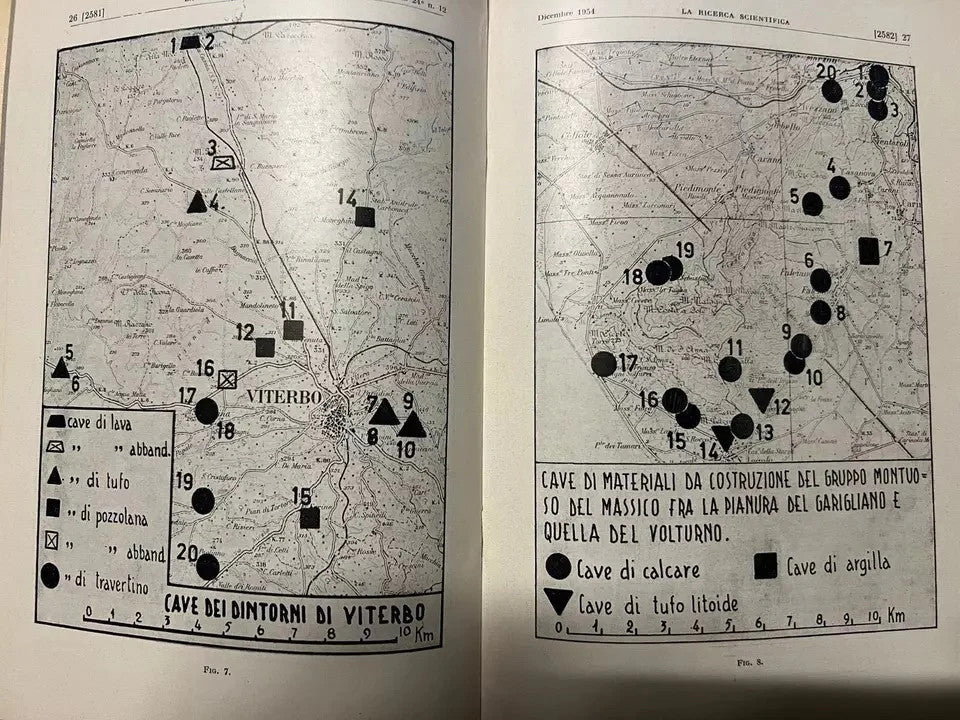 GEOLOGIA FRANCESCO PENTA CENTRO DI STUDIO DEI MATERIALI NATURALI LIDOIDI 1954