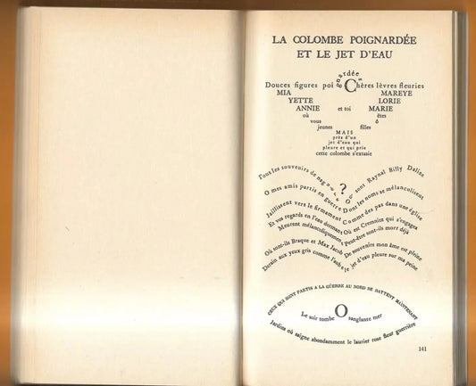 APOLLINAIRE POESIE TESTO A FRONTE 1970 ACCADEMIA - SANSONI EDITORE ILLUSTRATO