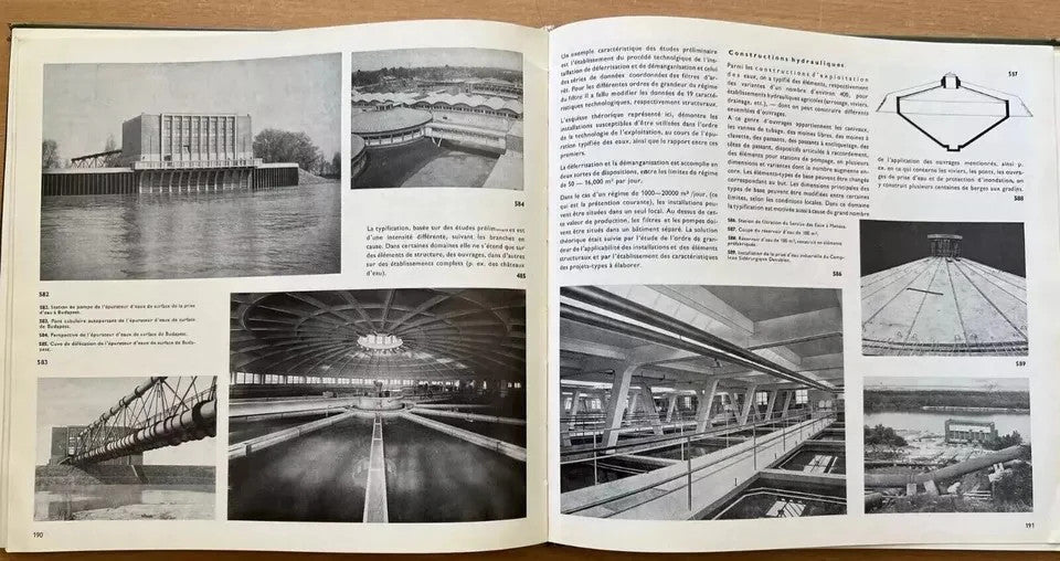 BUDAPEST INDUSTRIALISATION DU BATIMENT CONCEPTION DES PROJETS TECHNIQUES 1969