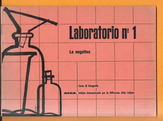 1963 CORSO DI FOTOGRAFIA AFHA , LABORATORIO N° 1 LA NEGATIVA