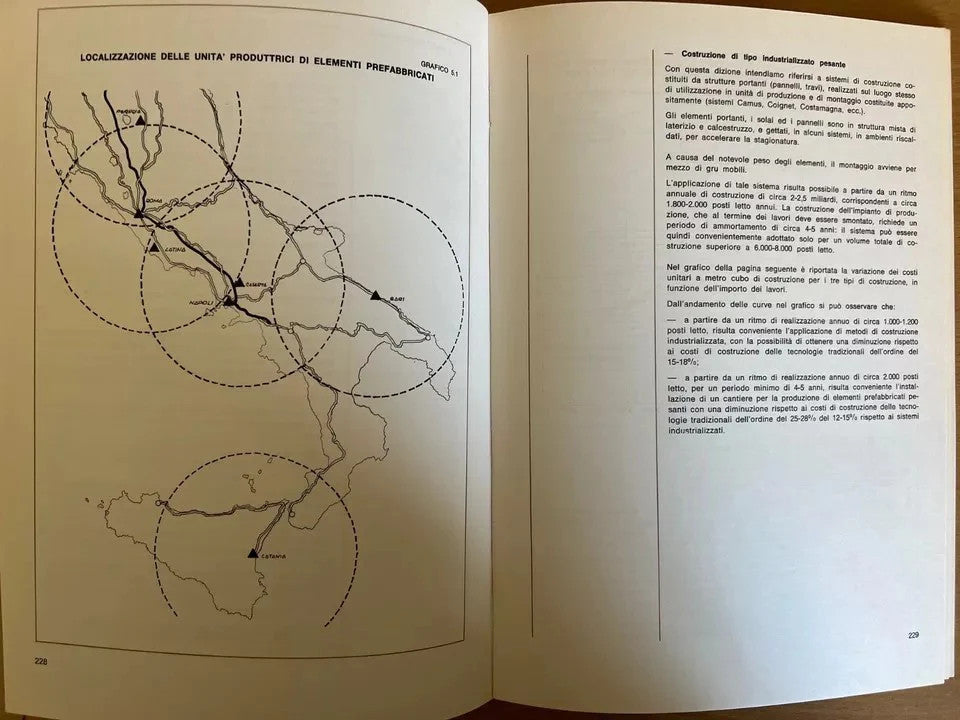 ARCHITETTURA STUDIO PILOTA PER NUOVI CENTRI TURISTICO RESIDENZIALI 3 VOL. 1968