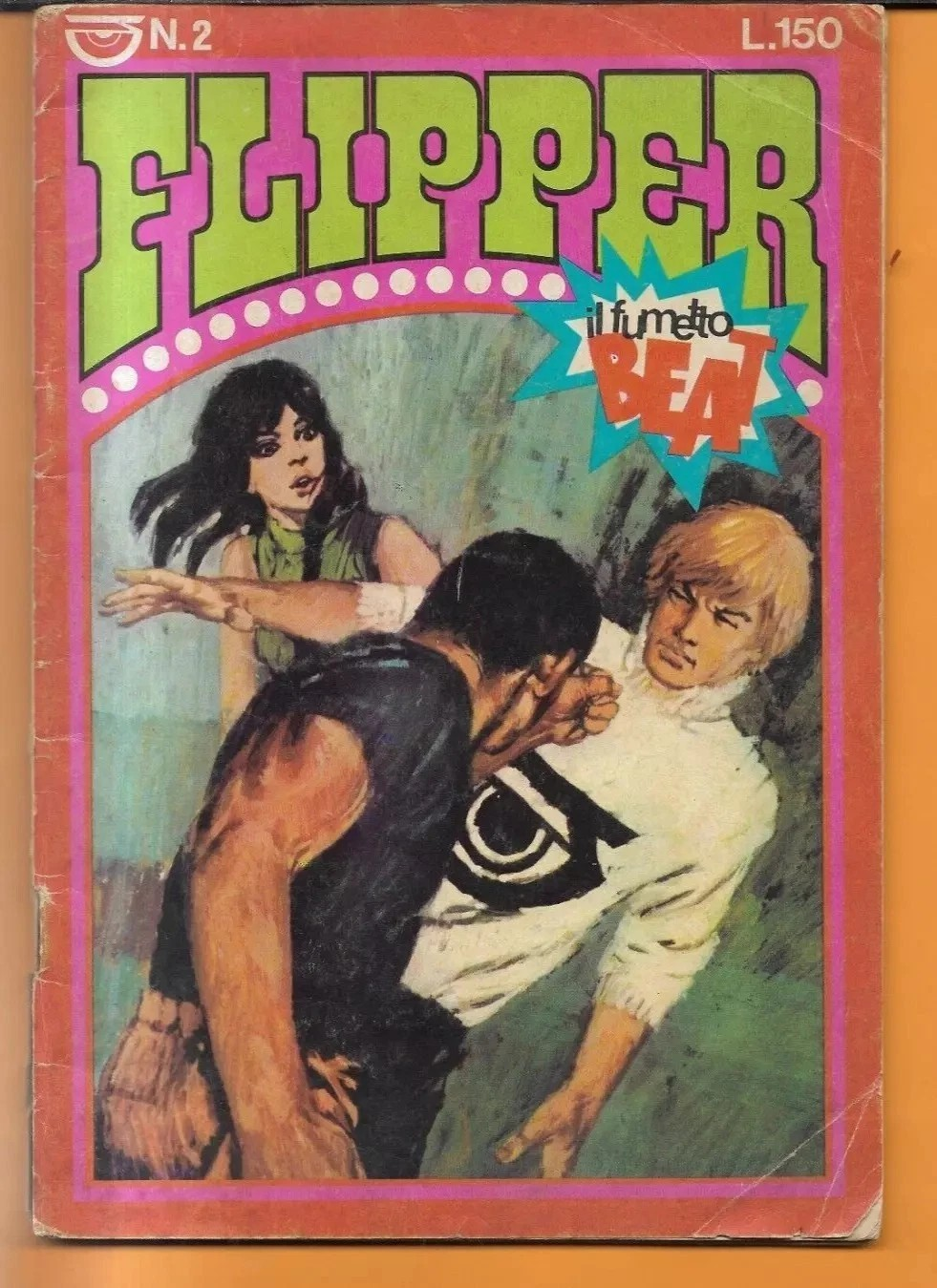 FLIPPER N. 2 IL FUMETTO BEAT 1967, Editrice Lysis