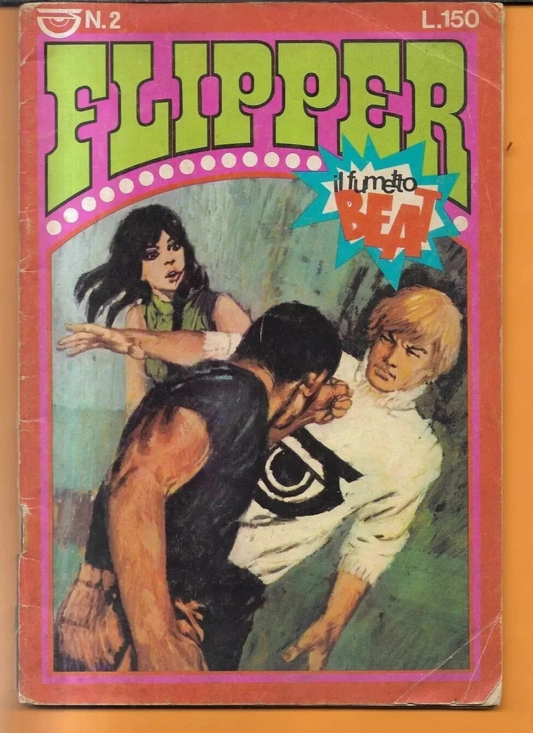 FLIPPER N. 2 IL FUMETTO BEAT 1967, Editrice Lysis