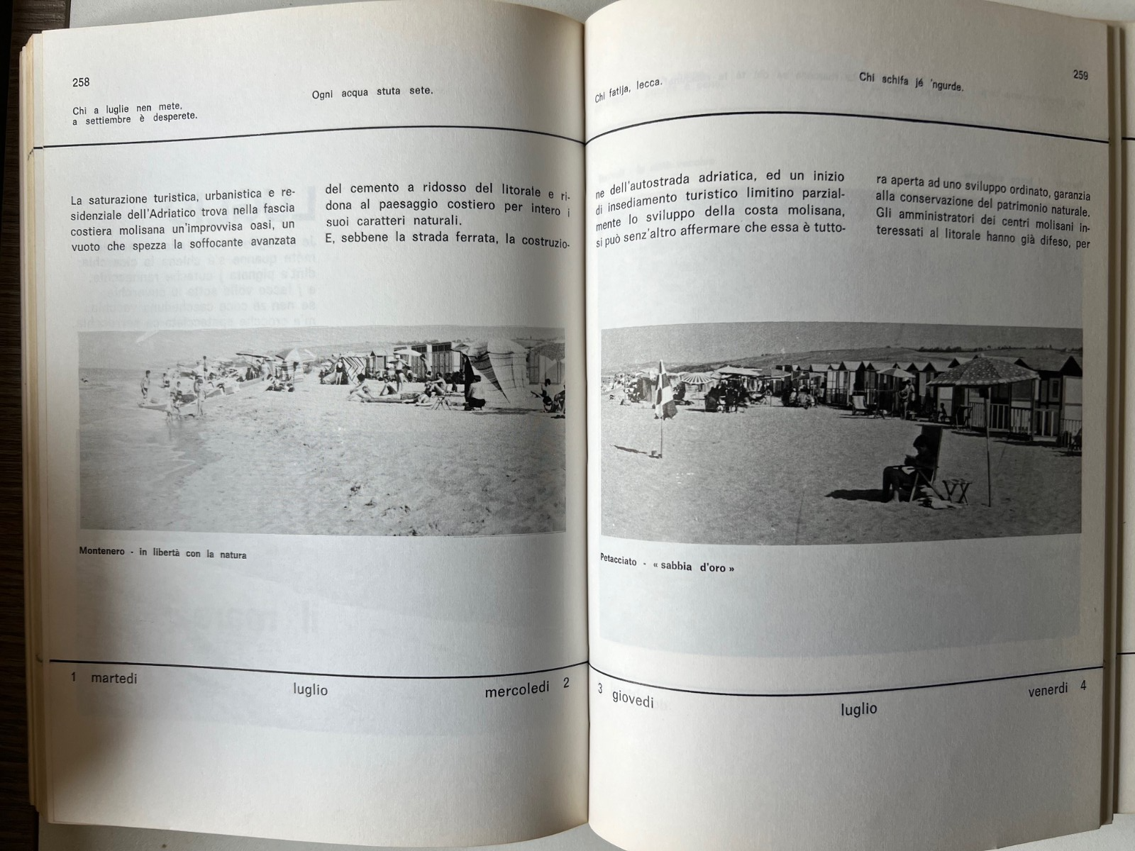 ALMANACCO DEL MOLISE 1969 NOCERA EDITORE ILLUSTRATO