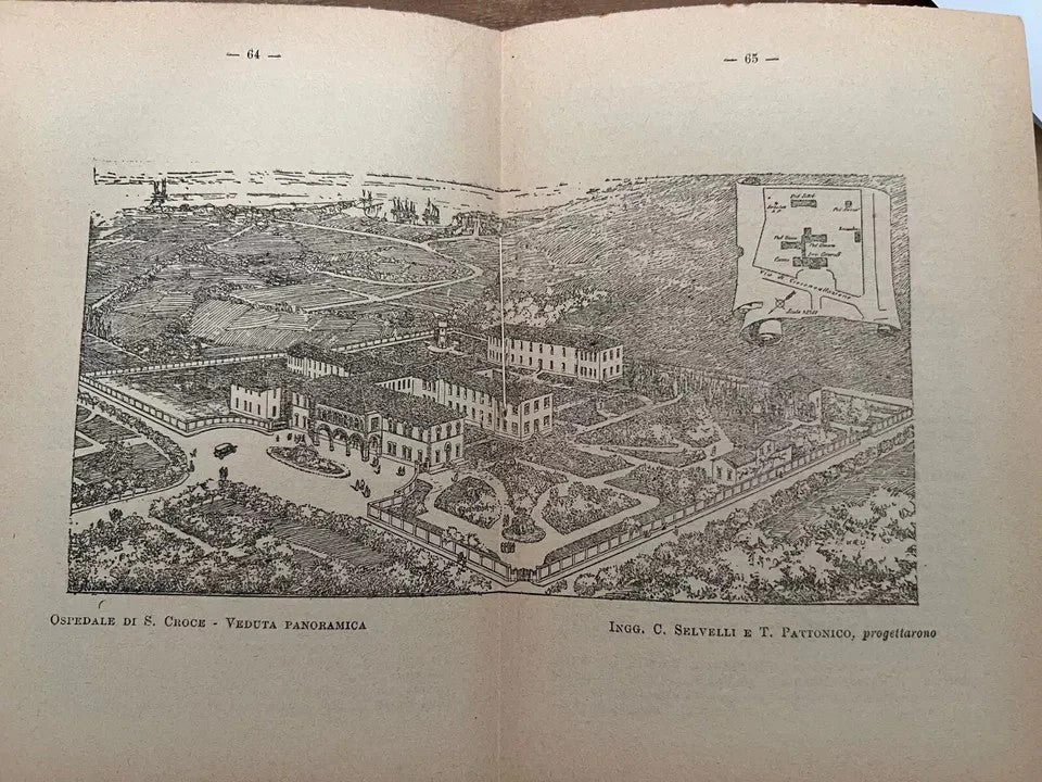 FANUM FORTUNAE CESARE SELVELLI 1924 GUIDA DI FANO ILLUSTRATA FERROVIE STORIA