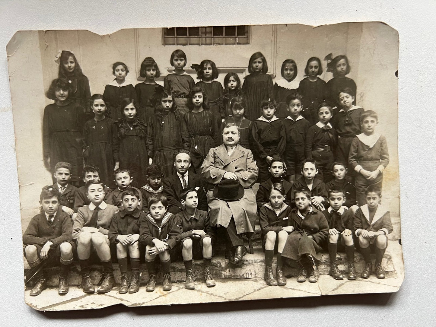 5 FOTO ANTICHE SCUOLA BAMBINI PRIMI '900