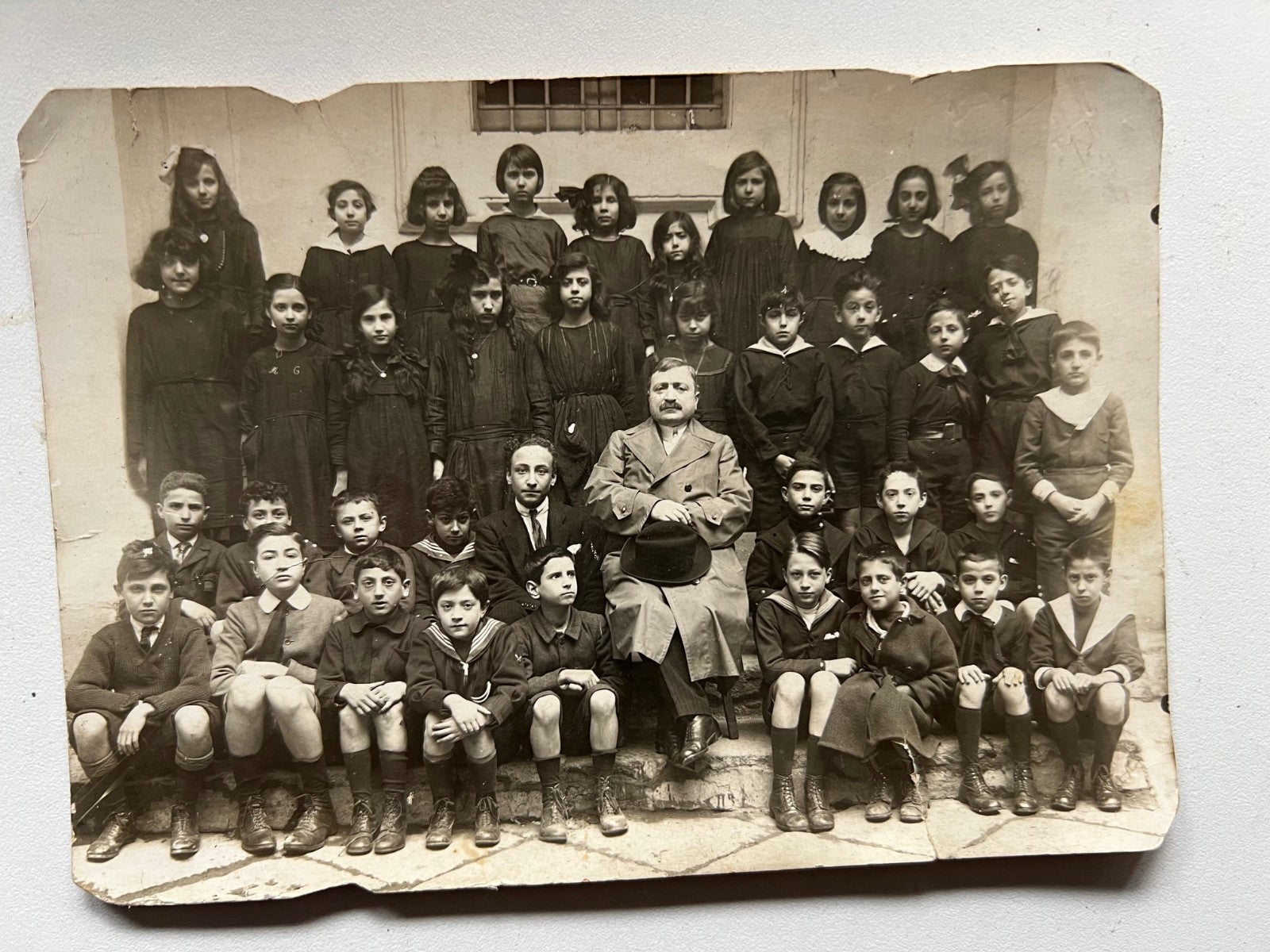 5 FOTO ANTICHE SCUOLA BAMBINI PRIMI '900