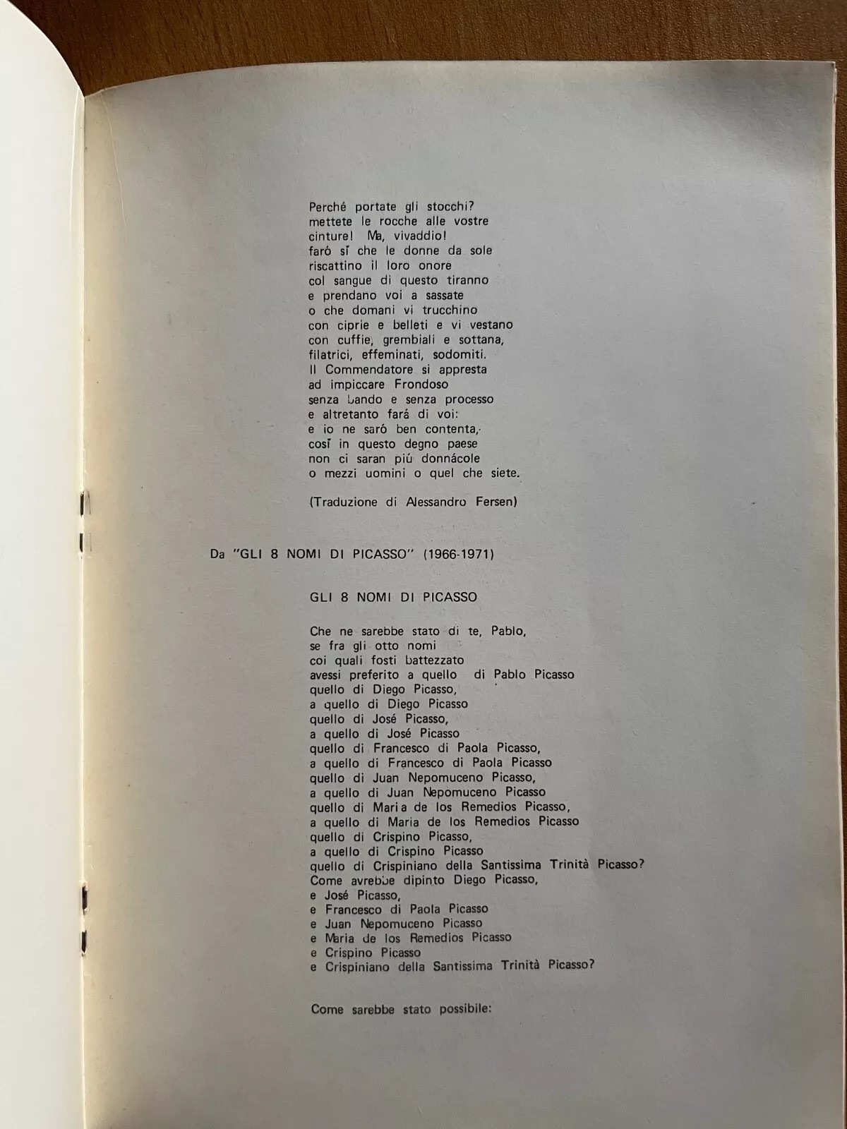 NURIA ESPERT - RAFAEL ALBERTI AIRE Y CANTO DE LA POESIA DE ESPANA NAPOLI 1982