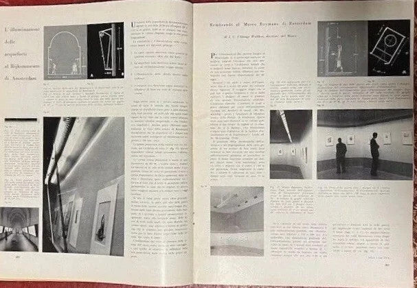 Architettura design Rivista Internazionale d'illuminazione anno V n° 8 , 1960