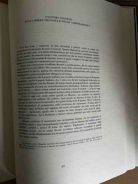 Un Uomo, Un Popolo, Un Idea Benito Mussolini 2003 EDIZIONE NUMERATA