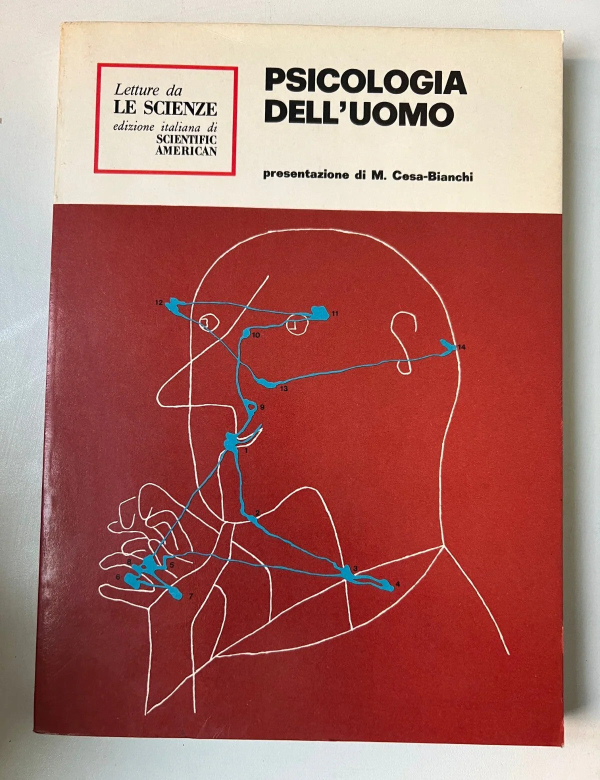 PSICOLOGIA DELL'UOMO M. CESA BIANCHI 1974 LE SCIENZE EDITORE MILANO