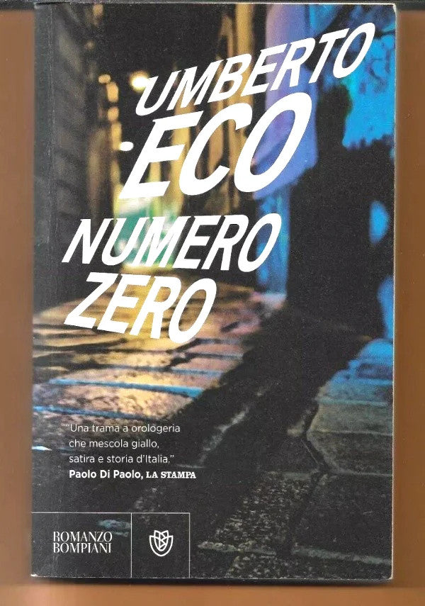 NUMERO ZERO Umberto Eco, 2015, Bompiani