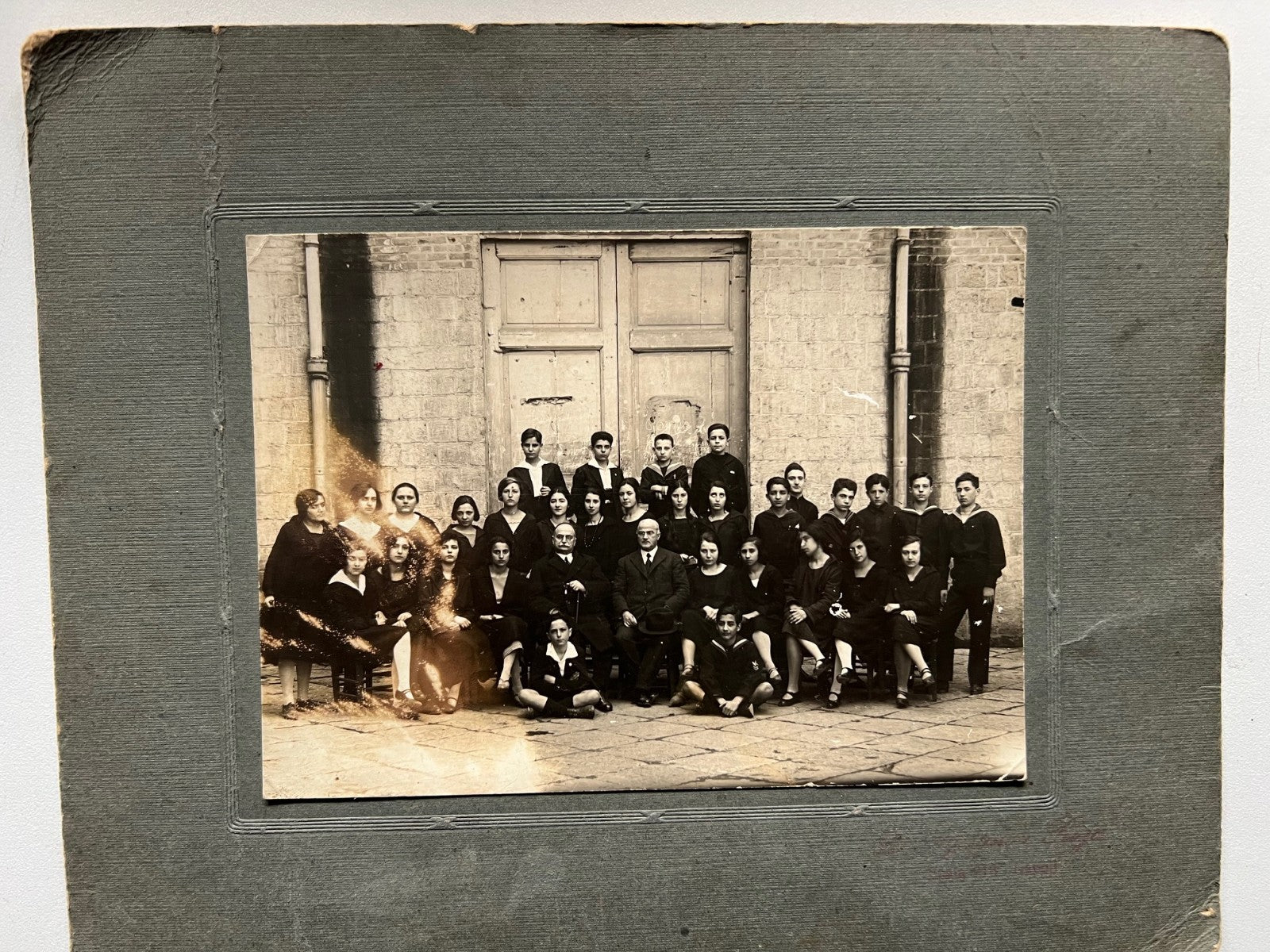 5 FOTO ANTICHE SCUOLA BAMBINI PRIMI '900