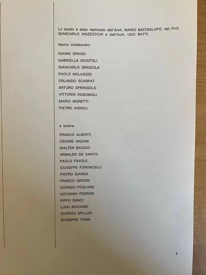 ARCHITETTURA STUDIO PILOTA PER NUOVI CENTRI TURISTICO RESIDENZIALI 3 VOL. 1968