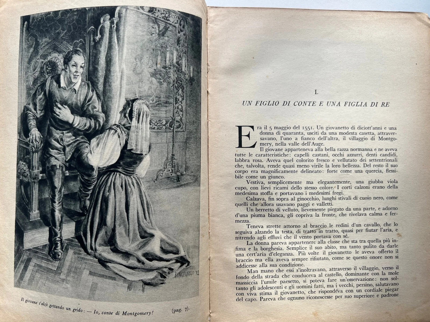 LE DUE DIANE ROMANZO DI ALESSANDRO DUMAS, RIZZOLI 1934 ILLUSTRATO INGEGNOLI