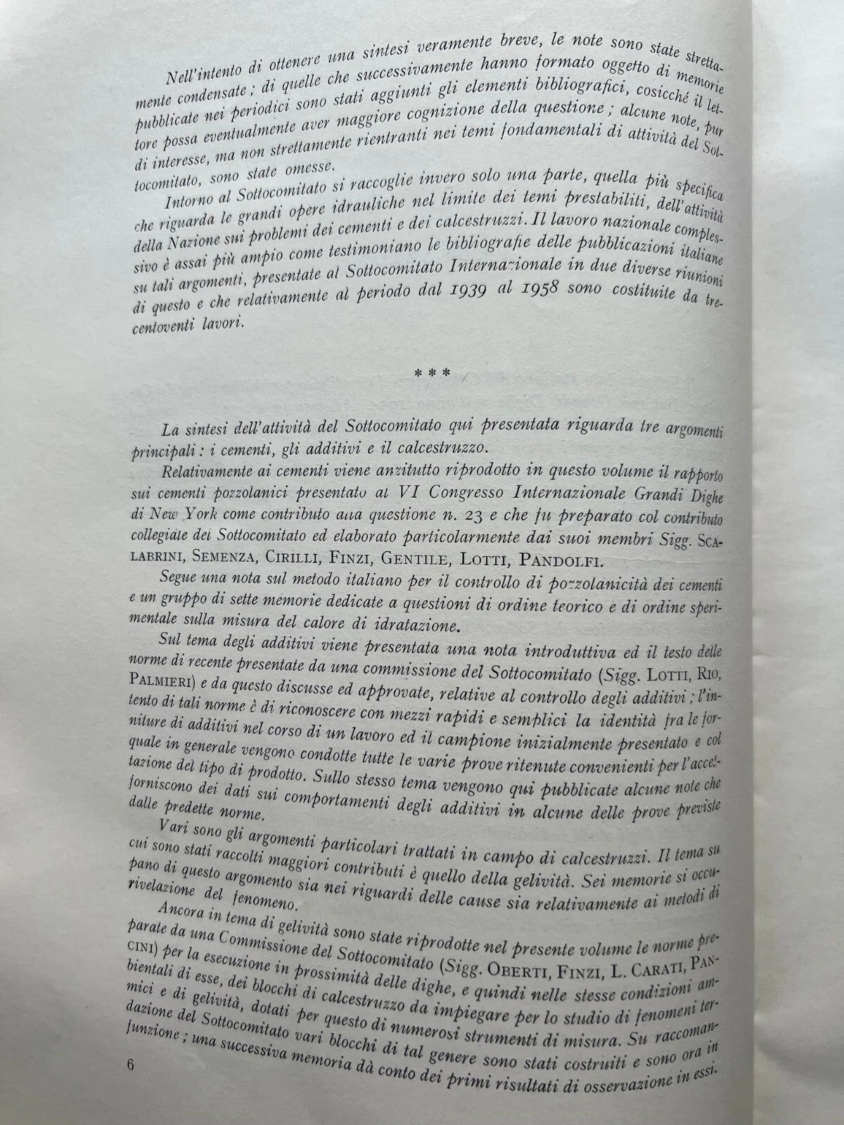 INGEGNERIA COMMISSIONE INTERNAZIONALE GRANDI DIGHE CONGRESSO INTERNAZIONALE 1961