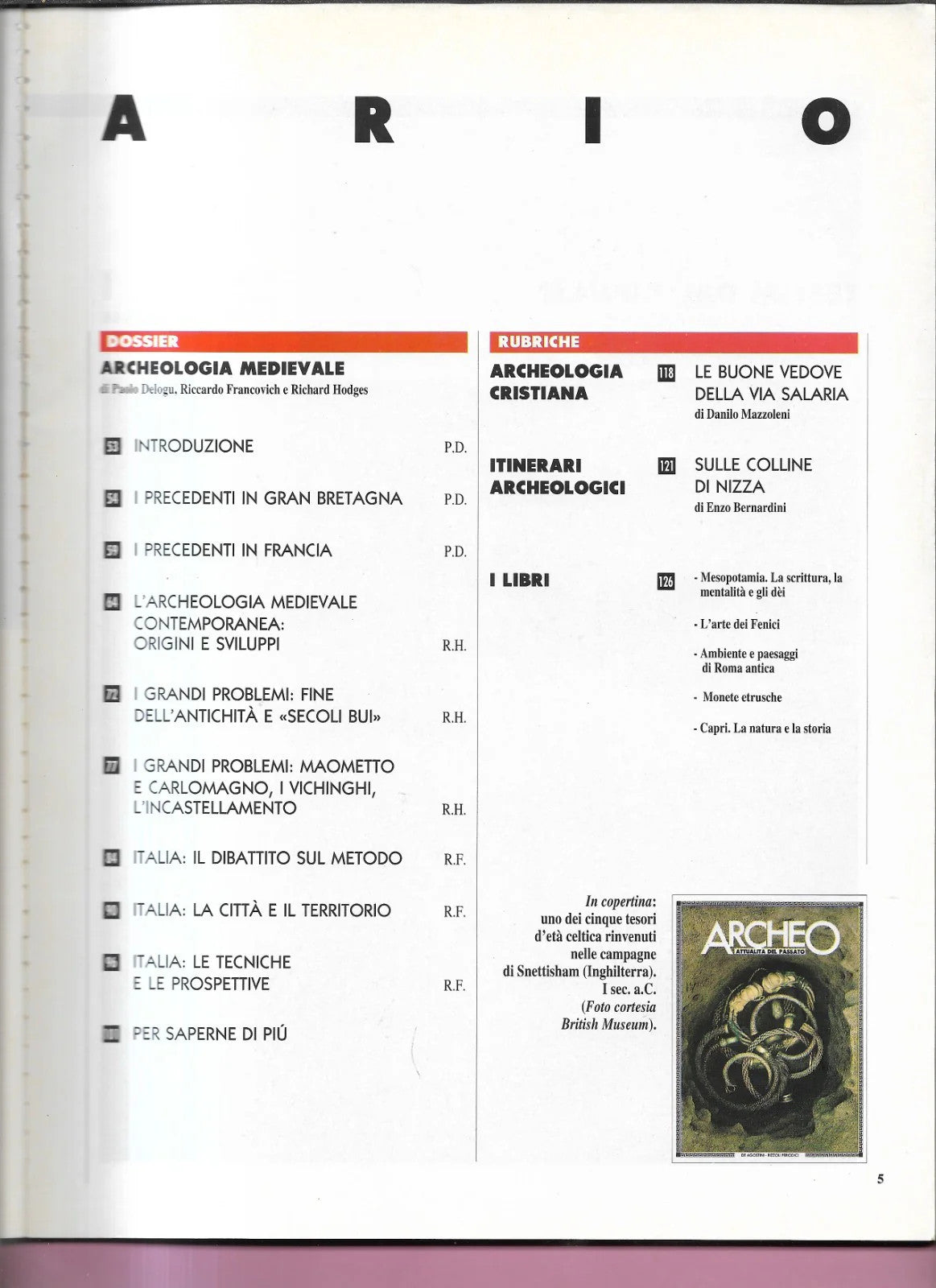 ARCHEOLOGIA MEDIEVALE ARCHEO NUMERO 77 DE AGOSTINI 1991