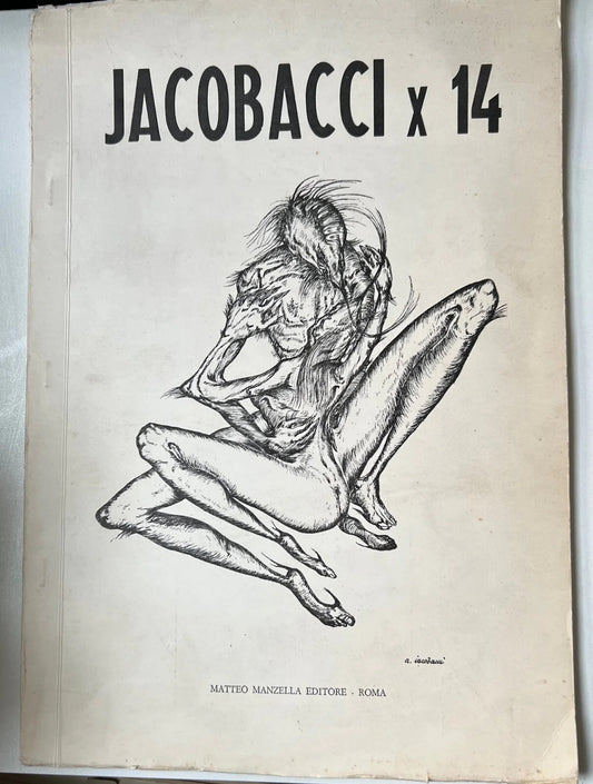 JACOBACCI X 14 MATTEO MANZELLA EDITORE 1971 ALFREDO JACOBACCI