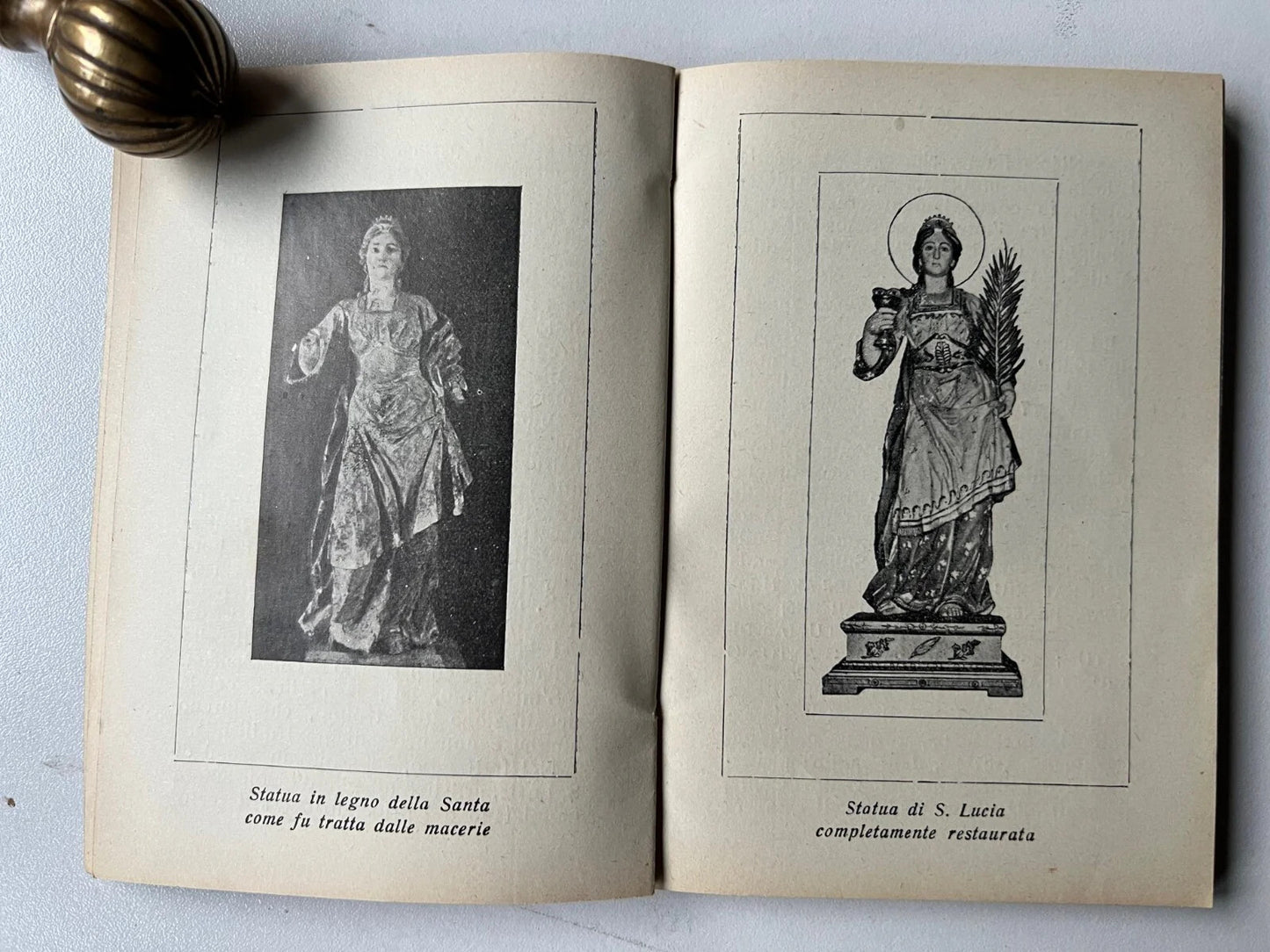 S. LUCIA VERGINE E MARTIRE VITA, CULTO, RACCOLTA DI PREGHIERE NAPOLI 1952