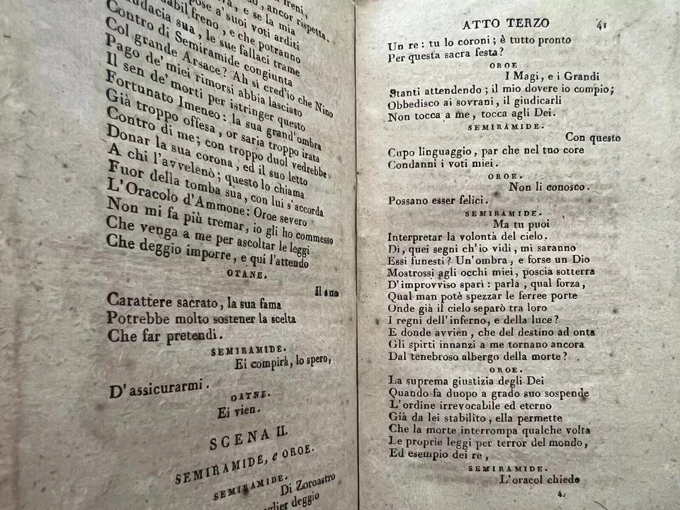 VERSIONI, POESIE LATINE E ISCRIZIONI DI MELCHIOR CESAROTTI 1810 FIRENZE MOLINI