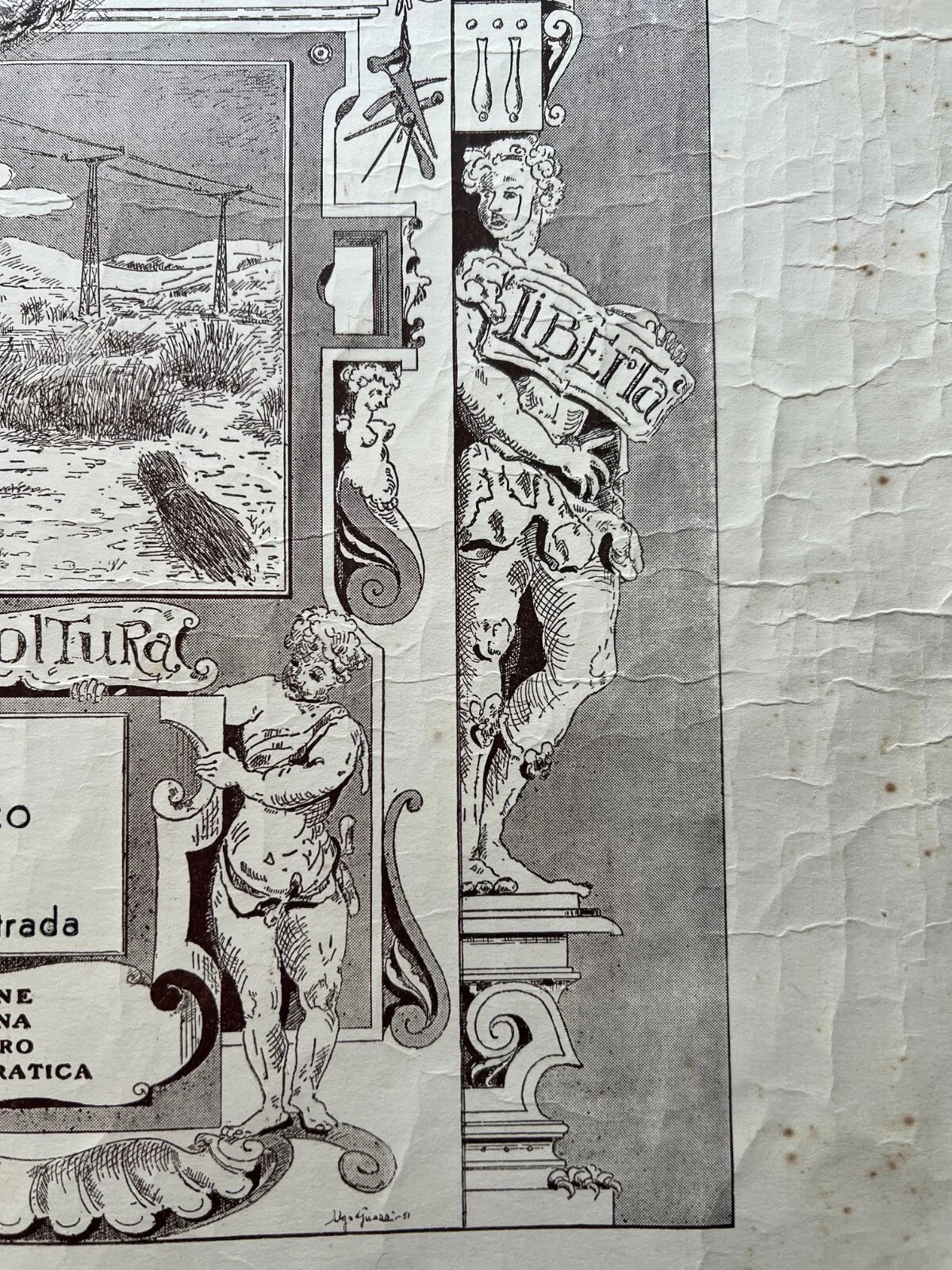 DIPLOMA ASSESSORE MUNICIPALE 1951 SAN NICOLA LA STRADA CASERTA