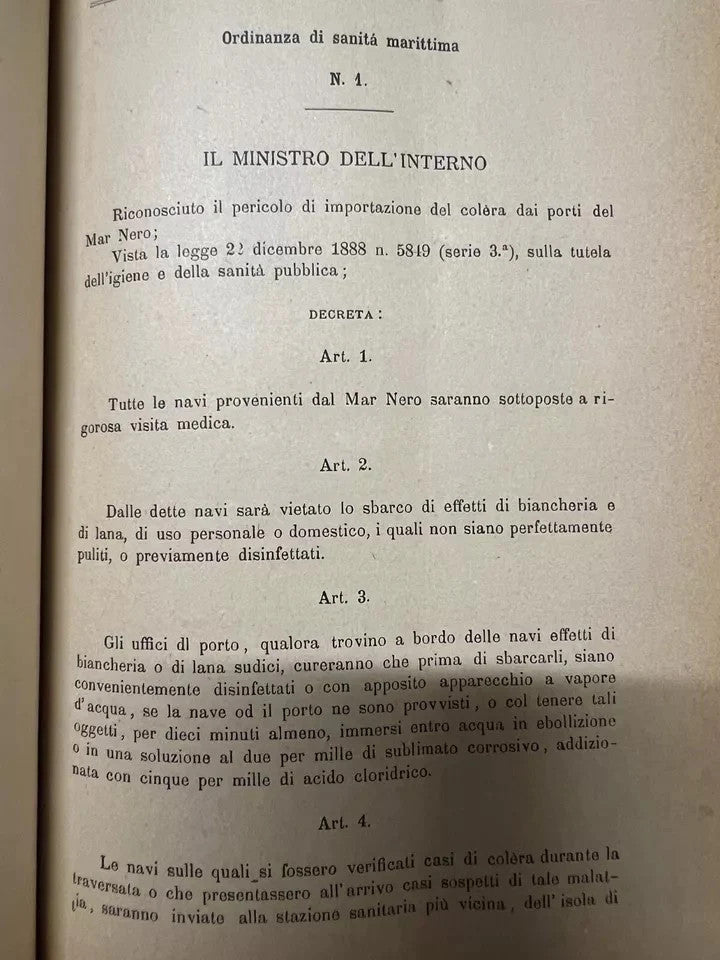 FOGLIO PERIODICO DELLA PREFETTURA DI NAPOLI 1892 ANNATA COMPLETA STORIA LOCALE