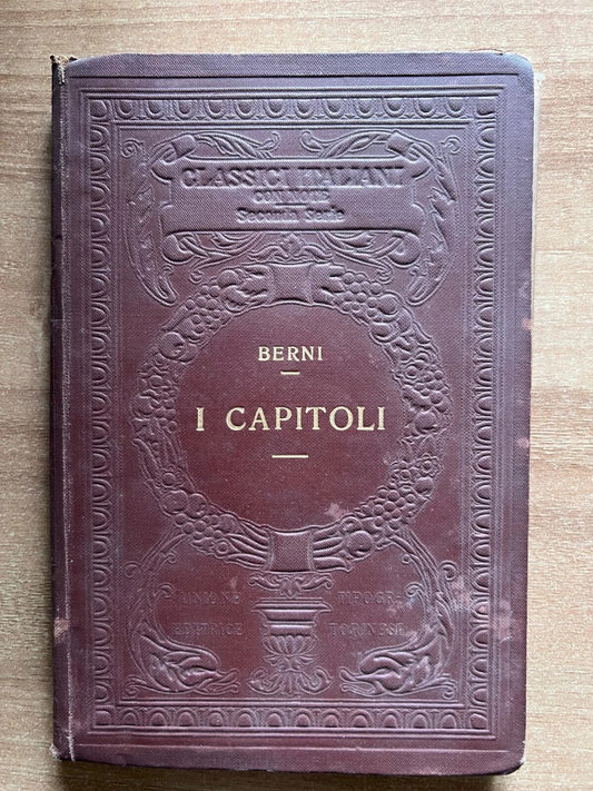 Francesco Berni I Capitoli UTET 1926