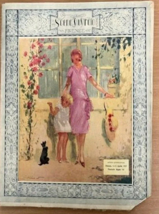 RIVISTA SCENA ILLUSTRATA APRILE 1927 EDIZIONE DI GRAN LUSSO PER BIBLIOFILI