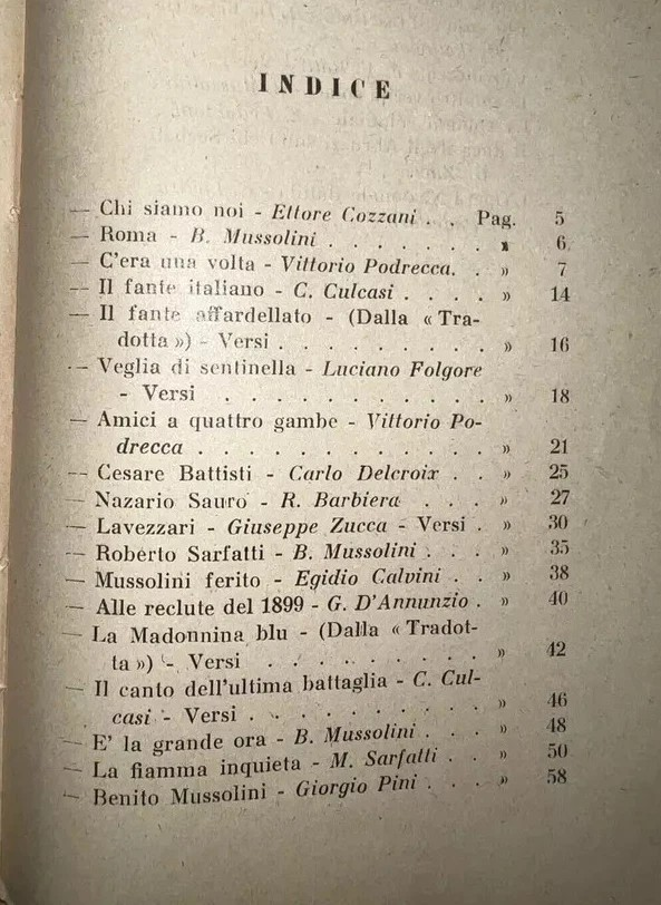 VENTENNIO LIBRO SCUOLE MEDIE 1930 LA GUERRA IL FASCISMO EDITRICE AUSONIA