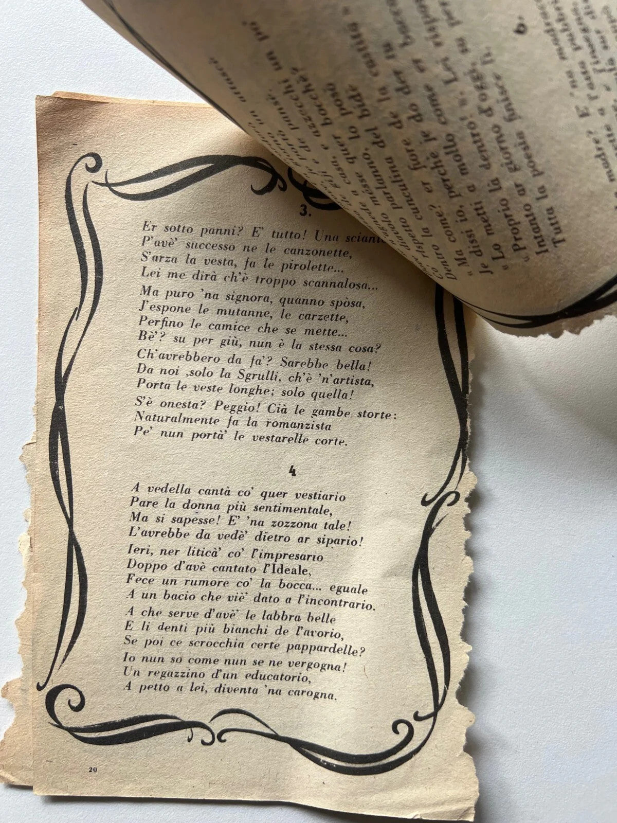 TRILUSSA 1951 CAFFE' CONCERTO GIORNALE IL TRAVASO PRIMO ANNIVERSARIO DELLA MORTE