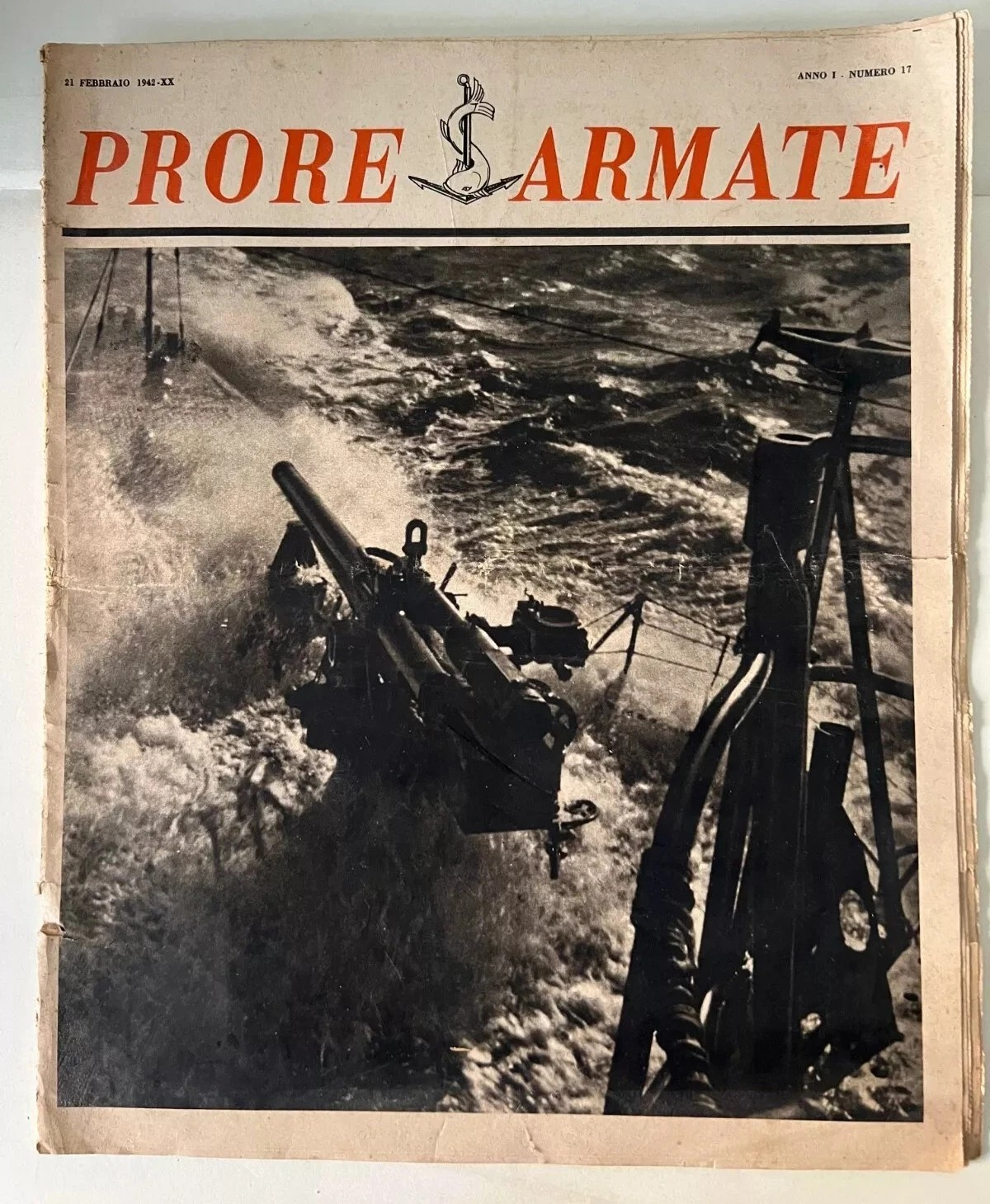 PRORE ARMATE ANNO I NUMERO 17 FEBBRAIO 1942 VITTORIO EMANUELE III