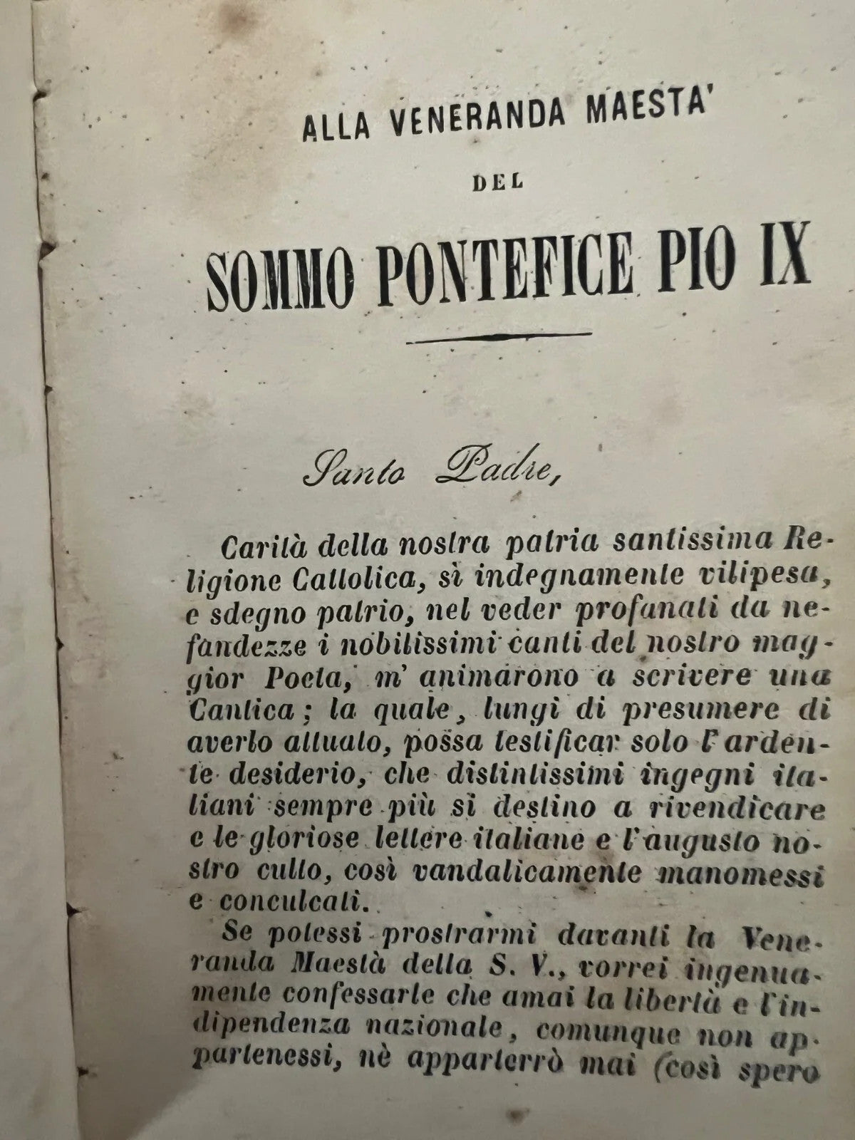 RARO NAPOLI 1865 IL NABAB - L'OREFICE INSANGUINATO - IN DIFESA DEL VATICANO