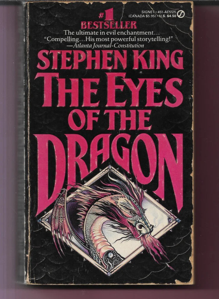 THE EYES OF THE DRAGON STEPHEN KING ILLUSTRATIONS DAVID PALLADINI 1988 1.st