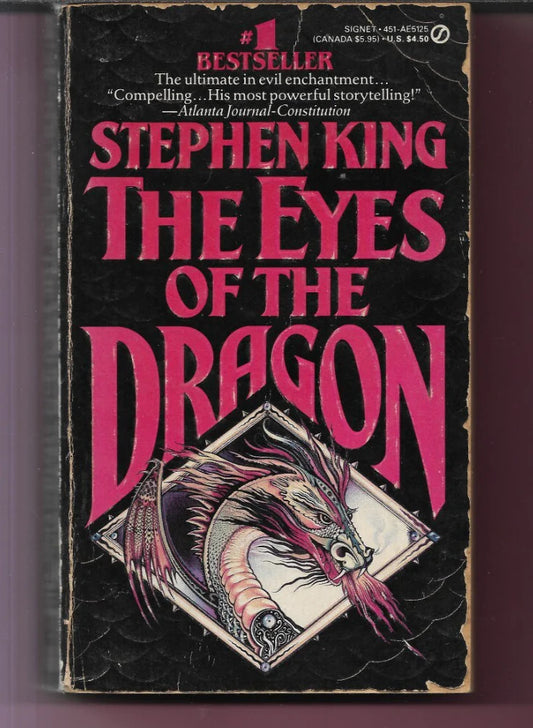THE EYES OF THE DRAGON STEPHEN KING ILLUSTRATIONS DAVID PALLADINI 1988 1.st